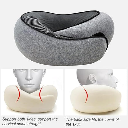 2024 New Travel Pillow,Wander Plus Neck Pillow Airplane, Super Comfy Memory Foam