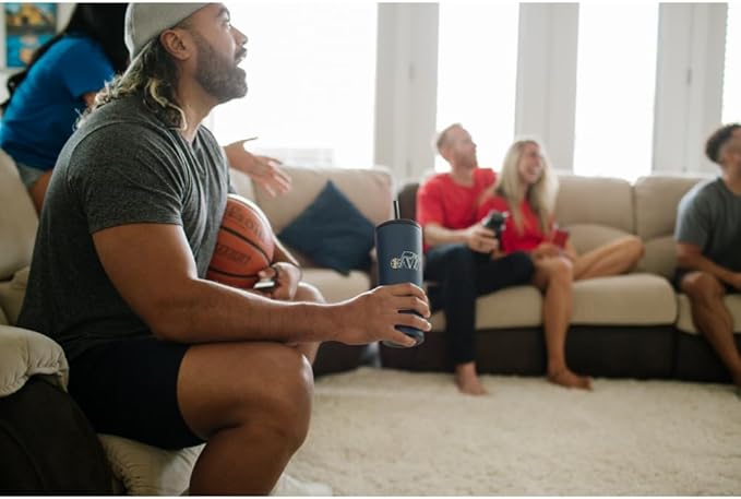 Simple Modern Officially Licensed NBA Water Bottle with Straw Lid Insulated Stainless Steel Thermos Gift | Summit Collection | 32oz