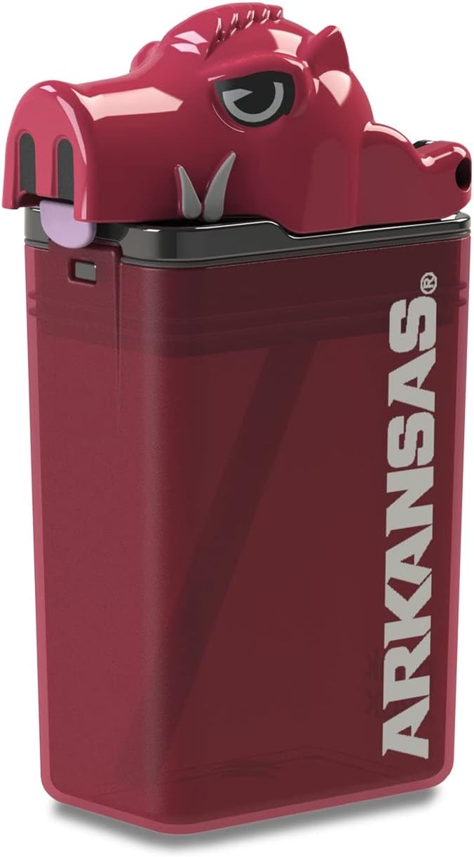 Reusable Water Bottle | Officially Licensed NCAA Sports Bottle |BPA Free | Dishwasher Safe | University of Arkansas | Razorback Officially Licensed NCAA - 8oz