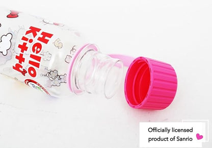 Hello Kitty 18oz (480ml) Water Bottles - 2 in One Pack - BIS & BPA Free - Aesthetic Bubble Wrap Packaging - For Indoor Outdoor Use - All Ages