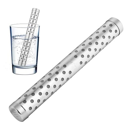 4 Pack Alkaline Water Stick PH Alkalizer Ionizer Stainless Steel Hydrogen Minerals Wand Water Purifier Filter
