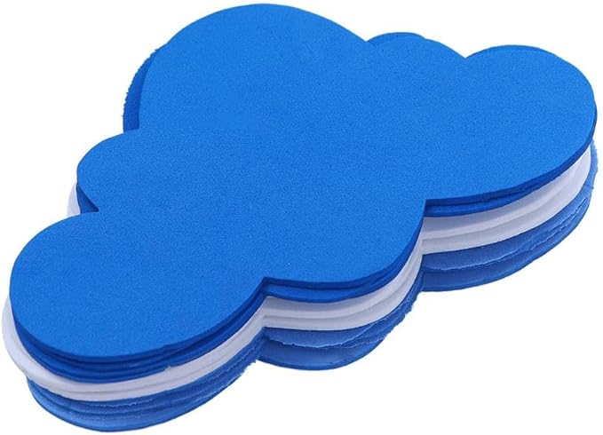 24pcs Clouds Wall Decals,Clouds Wall Stickers,Peel and Stick Removable Wall Stickers Removable Nursery Room Decals Nursery Decor White Clouds Sky Wall Decals