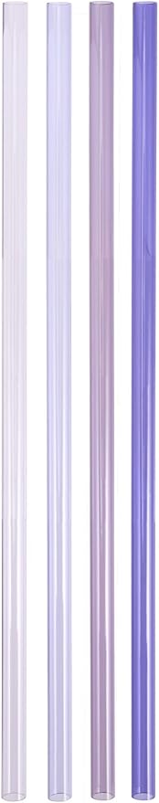 Stanley Reusable Quencher Straws | 4-Pack of BPA-Free, Reusable Straws for Clean Drinking | Perfect for Stanley's 40oz Tumblers | Purple