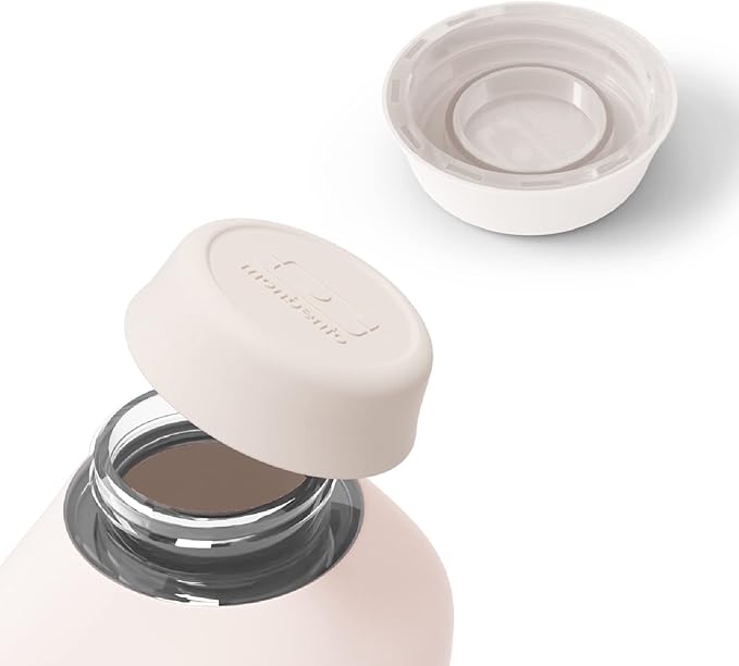 monbento - Water Bottle MB Positive M Bloom 17 Oz - Leakproof Water Bottle Perfect for Work, Travel, Sport, or to Slip into a Handbag - BPA Free - Food Grade Safe - Flowers Pattern - Pink