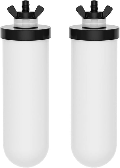 7" Ceramic Filter Activated Carbon Gravity Water Replacement Element (Ceramic Carbon, 2)