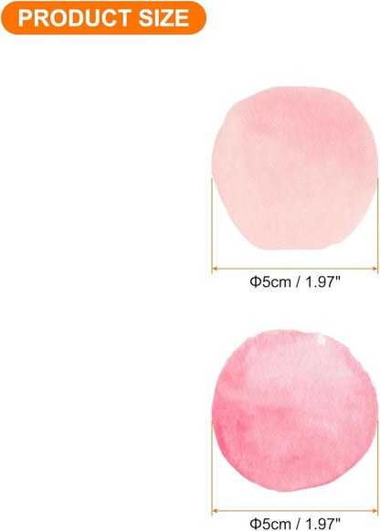 uxcell 32 Pcs (2 Sheet) Round Polka Dots Wall Sticker, PVC Peel and Stick Circle Wall Decal Sticker for Bedroom Classroom, Colorful