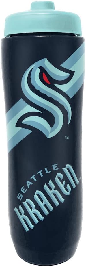 Party Animal NHL Seattle Kraken Squeezy Water Bottle