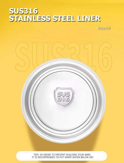 Kids Premium 14 oz Math Water Bottle with Silicone Spout, Leak-Proof Locking Flip Lid, Carrying Strap, Educational, Fun, Learning, Puzzle, Insulated, Stainless Steel Thermos, Sensory, Fidget. (Pink)