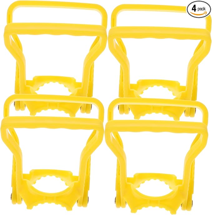 4pcs Gallon Bottle Carrier Drinking Water Bottle Handle Water Bottle Lift Handles Gallon Water Bottle Caps Bottle Carrier Lifter 5 Gallon Water Jug Holder Bucket Blue Bottle Abs