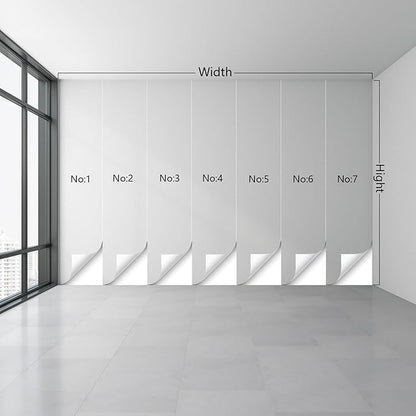 Black and White City Night View Wallpaper for Bathroom Background Wall Decor (Not Peel and Stick)