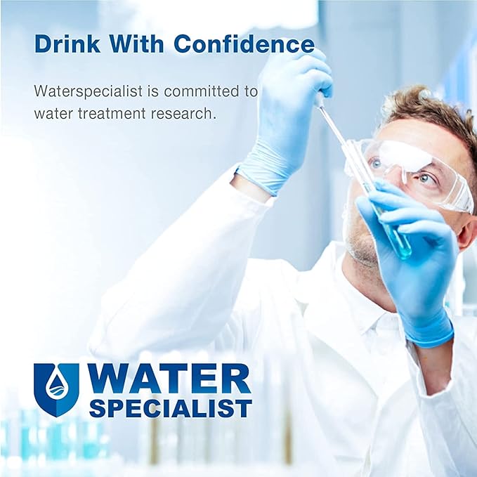 6 Packs Pitcher Water Filter, Replacement for Brita® classic 35557, OB03, Mavea® 107007, Brita® Pitchers Grand, Lake, Capri, Wave and More, NSF Certified, Waterspecialist