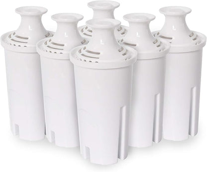Anmumu 35557 Replacement Filters for Brita Classic 35557,OB03,107007 Compatible with Brita Pitchers Grand,Lake,Capri and More Version with Lead&Arsenic Removal(6 Pack)