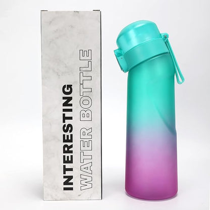 Air Water Bottle with 7Pcs Flavor Pods 26.3Oz Scent Water Bottle Fruit Fragrance Water Bottle,Scent Water Cup,Sports Water Cup Suitable for Outdoor Sports