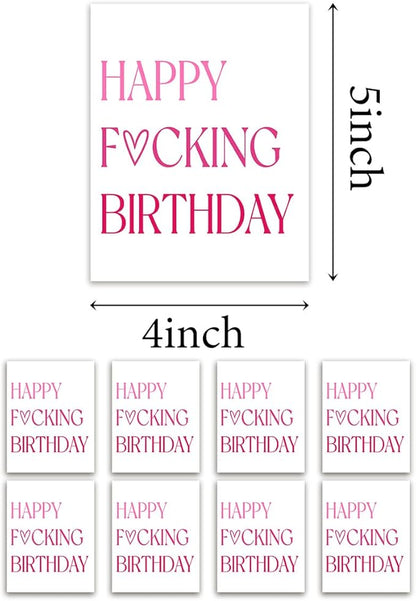 8 Pcs Birthday Wine Labels, Birthday Gifts for Women Her Him, Birthday Wine Bottle Stickers, Happy Birthday Party Decorations Gifts for Women Her Him, Happy Birthday Wine Bottle Labels