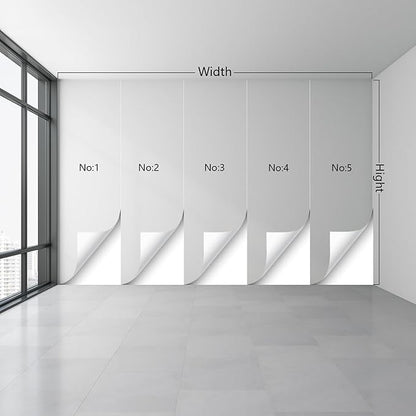 Black and White City Night View Wallpaper for Bathroom Background Wall Decor (Not Peel and Stick)