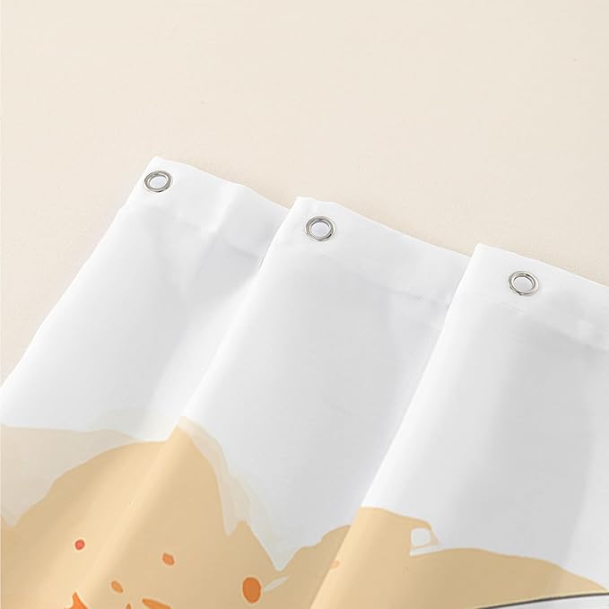 AILONEN Astronaut Shower Curtain for Bathroom,Planet Spaceman Bath Curtain for Kids Boys Teens,Universe Polyester Waterproof with 12 Plastic Hooks 60" W*72" H