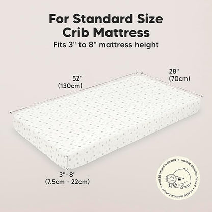 2-Pack Crib Sheets for Boys,Girls - Viscose Derived from Bamboo Fitted Crib Sheet, Organic Baby Crib Sheets, Crib Mattress Sheet,Toddler Bed Sheets,Baby Sheets for Crib Fitted Sheets(Tropic Oasis)