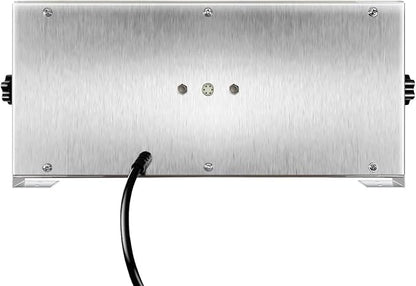 Professional Commercial 8 Channel Multiple Kitchen Timers Digital Calculagraph Programmable Loud for Restaurant Food Fryer Baking Cooking Stainless Steel Heavy Duty