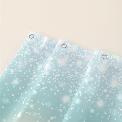 AILONEN Rose Shower Curtain for Bathroom Decor,Galaxy Pink Rose Bath Curtain Gifts for Girls Women,Modern Minimalism Curtain,Polyester Waterproof with 12 Plastic Hooks, 72" W*96" H