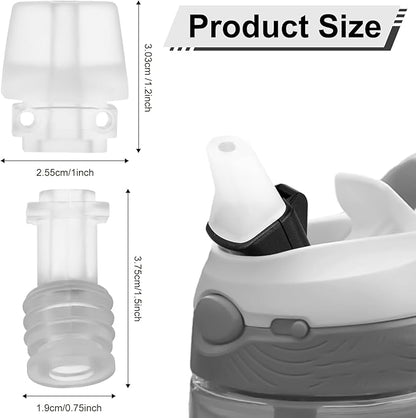 4pcs Water Bottle Bite Valve for Contigo, Water Bottle Mouthpiece Replacement Silicone Water Bottle Bite Valve Replacement Accessories for Contigo Water Bottle