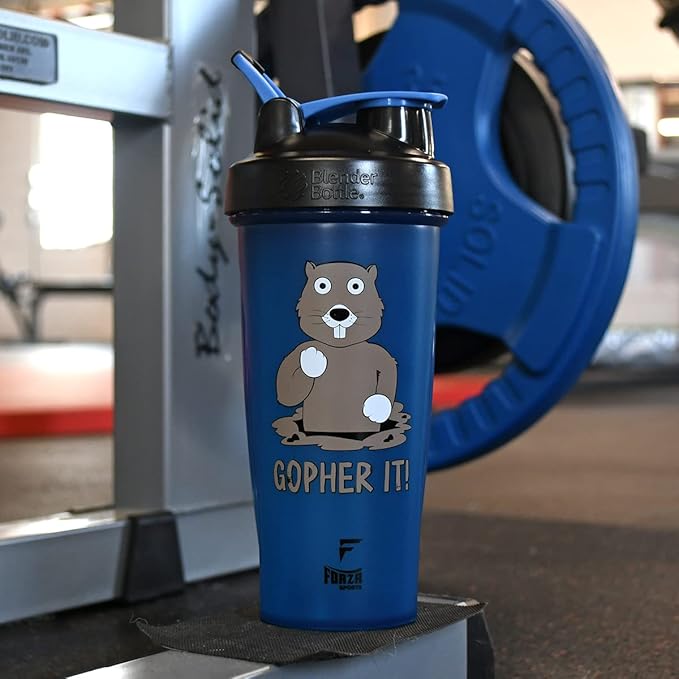 Blender Bottle x Forza Sports Classic 28 oz. Shaker Mixer Cup with Loop Top (Gopher It!)