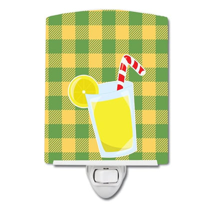 Caroline's Treasures BB8635CNL Backyard BBQ Lemonade #1 Ceramic Night Light Compact, UL-Certified, Ideal for Bedroom, Bathroom, Nursery, Hallway, Kitchen, 6x4x3, Multicolor
