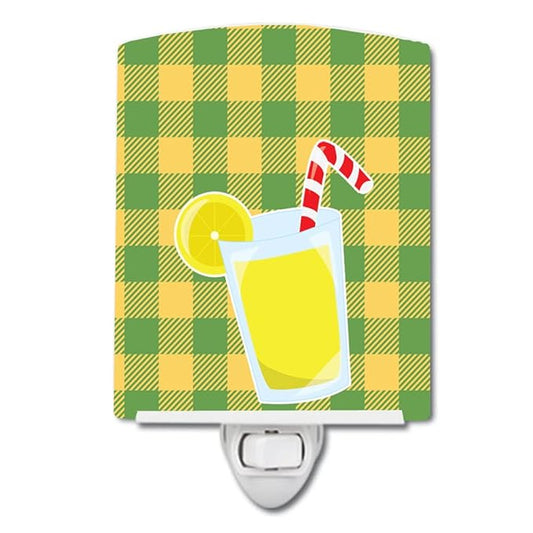 Caroline's Treasures BB8635CNL Backyard BBQ Lemonade #1 Ceramic Night Light Compact, UL-Certified, Ideal for Bedroom, Bathroom, Nursery, Hallway, Kitchen, 6x4x3, Multicolor