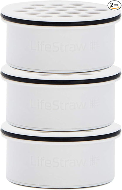LifeStraw Home – Activated Carbon + Ion Exchange Replacement Filter for Protection Against tap Water contaminants Including microplastics, PFAS and 30+ contaminants