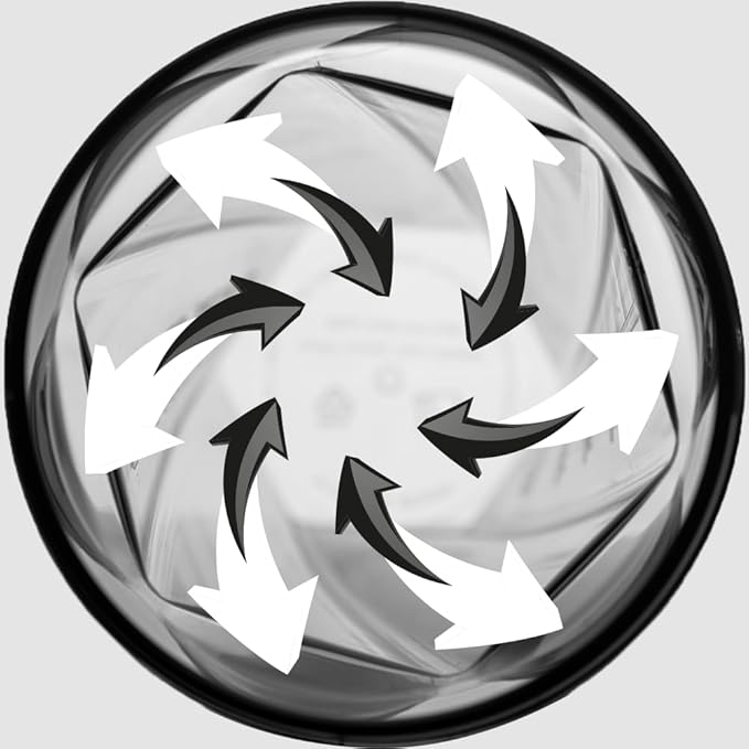 HELIMIX 2.0 Vortex Blender Shaker Bottle Holds upto 28oz | No Blending Ball or Whisk | USA Made | Portable Pre Workout Whey Protein Drink Shaker Cup | Mixes Cocktails Smoothies Shakes | Top Rack Safe