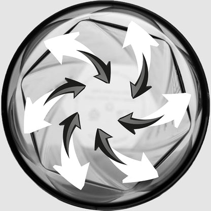 HELIMIX 2.0 Vortex Blender Shaker Bottle Holds upto 28oz | No Blending Ball or Whisk | USA Made | Portable Pre Workout Whey Protein Drink Shaker Cup | Mixes Cocktails Smoothies Shakes | Top Rack Safe