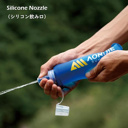 TRIWONDER Soft Flask Collapsible Water Bottles Hydration Bladder BPA-Free Foldable Water Flask for Hydration Pack - Ideal for Hiking Running Cycling Climbing Travel