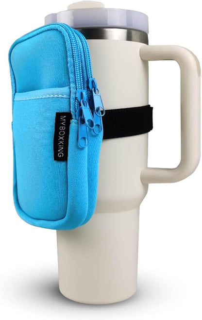 Water Bottle Pouch,Stanley Cup Pouch,Tumbler Pouch,Stanley Fanny Pack,Bag for Cup,Bottle Wallet,Water Bottle,Accessories,Phone,Gym