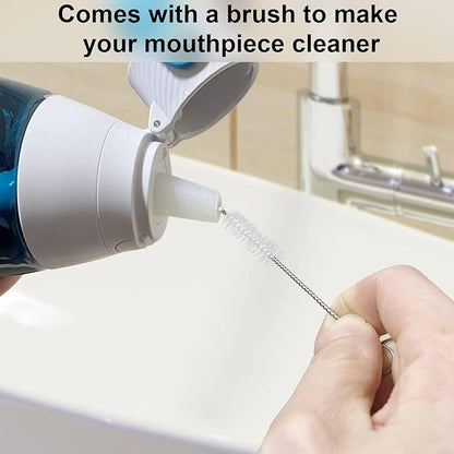 4-Pack Mouthpiece Replacement for Brita Water Bottle With brush, Bite Valve Replacement Parts Compatible with Brita Filter Water Bottles & Brita Stainless Steel Water Bottle (white)