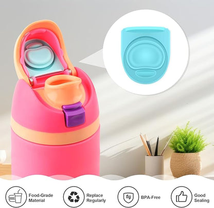 5 Pcs Replacement Stopper for Owala Free Sip 19/24/32/40 Ounce, Silicone Anti-Spill Lid Stopper Compatible with Owala Freesip