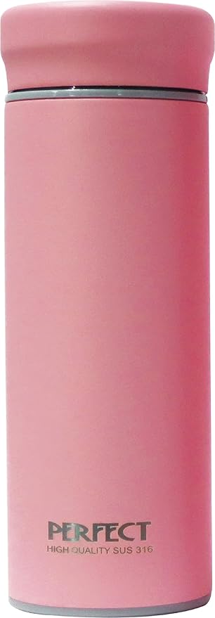 24 OZ 316 Stainless Steel Vacuum Insulated Water Bottle, Keep Cold and Hot, Seamless Cup Leak Proof And Wide Mouth, Pink