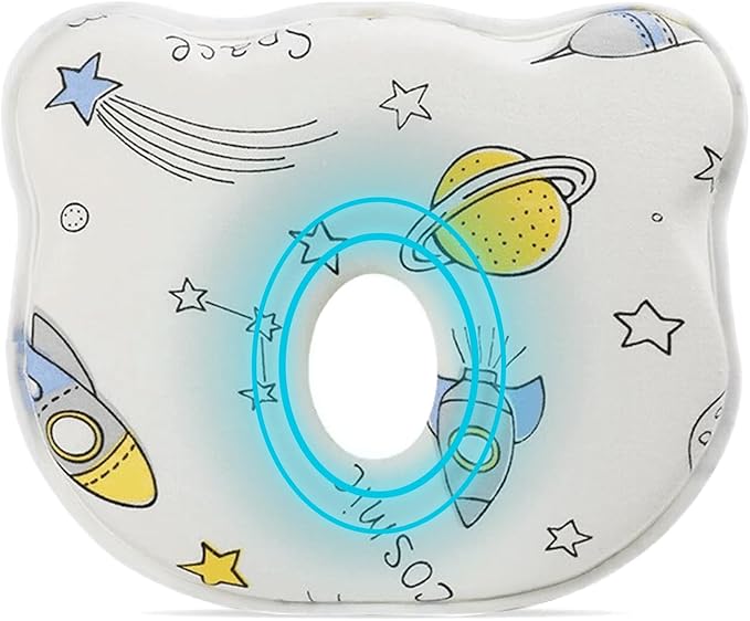 2024 New Upgrade Donut Soft and Cozy Pillow Prеvents FΙat hеad and Shapеs Ιnfant's hеad Hеad Pillow Planet2