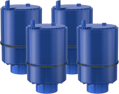 4-Pack Water Filter Replacement for PUR, PUR PLUS Faucet Mount Water Filtration System, NSF Certified, Replace Water Filter for PUR Sink Faucet RF-9999, Upgraded Version