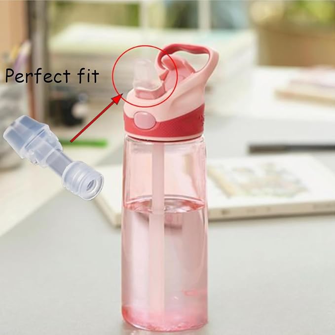 6 Pack Silicone Mouth Bite Valve for Contigo Water Bottle Replacement, Water Bottle Bite Valve Replacement for Contigo Water Filter Bottle Mouth Parts, Water Bottle Bite Valve