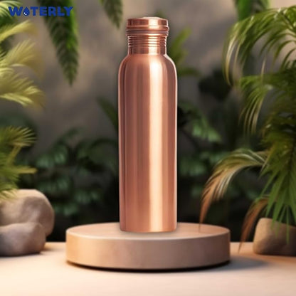 Pure Copper Water Bottle 34 oz Leak Proof Design | 100% insulated copper | Copper healing water benefits for Drinking ,Traveling, gifts , Gym& Office | (1000 ml)