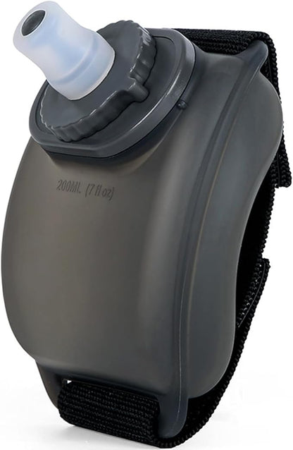 Wesoke Sports Wrist Band Water Bottle, 200ml Running Wrist Water Bottles, Soft Adjustable Gym Wristband Fitness Water Kettle Drinking Bottle for Cycling Climbing Hiking