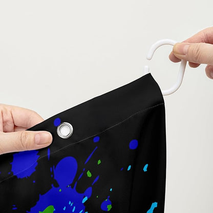 AILONEN Rose Skull Shower Curtain for Bathroom,Colorful Graffiti Art Bathroom Curtain for Kids Boys Girls,Bath Curtain 36" W*72" H Polyester Waterproof Bathroom Curtain with 12 Hooks