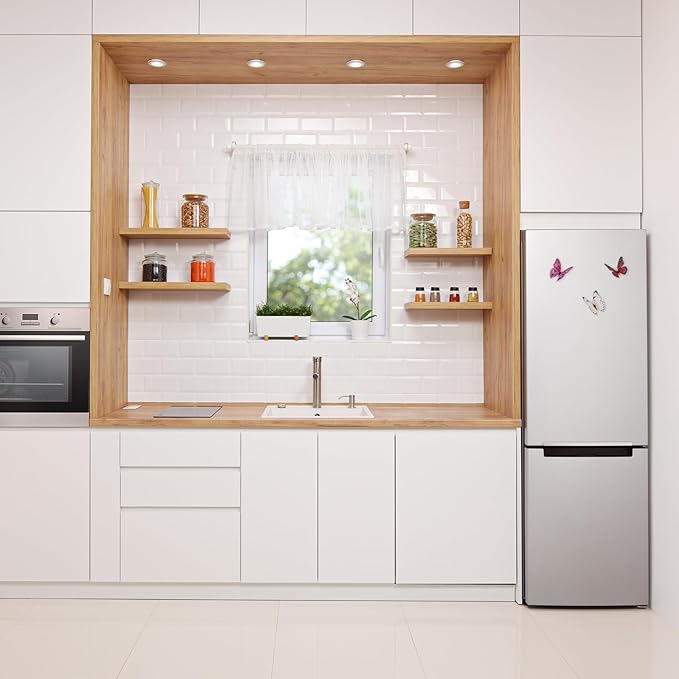 uxcell 120Pcs 3D Beautiful Butterfly Removable DIY Wall Stickers for Bedroom Living Room TV Background Decorations, Multicolor