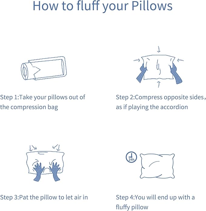 MEILA 2 Pack Cotton Toddler Pillows, 13x18 Pillows for Sleeping and Traveling, Machine Washable Kids Pillows Ideal for Crib, Bed, Cot and Nap, Beige & Brown