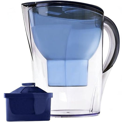 Alkaline Water Pitcher - 3.5 Liters, Free Filter Included, 7 Stage Filteration System to Purify and Increase PH Levels