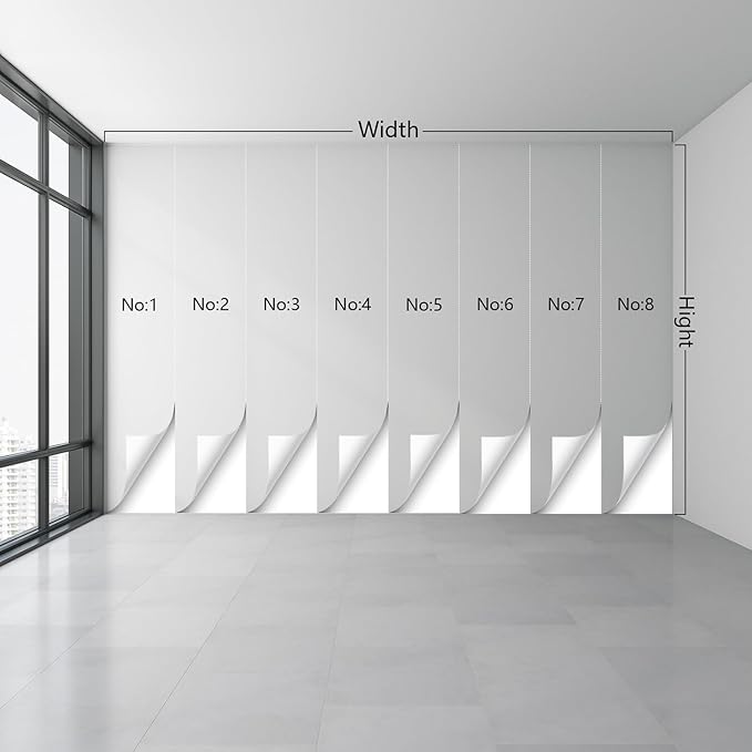 Seaside Scenic Coconut Tree Mural for Living Room (Not Peel and Stick)