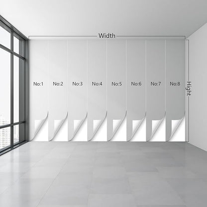 Black and White City Night View Wallpaper for Bathroom Background Wall Decor (Not Peel and Stick)