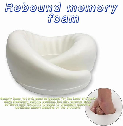 2024 New Neck Pillow,Travel Neck Pillow, Memory Foam Airplane Travel Pillow, 360 Degree Comfort and Breathability, Washable Modal Cover,Stowable U-Shaped Pillow,Suitable for Offices and Cars(Grey)