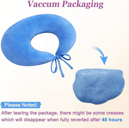 AOSSA BBL Pillow after Surgery Butt Brazilian Butt Lift Pillow BBL Sleeping Booty Pillow Booty for Sitting Sleeping Driving Lumbar Back Cushion Seat Foam (Blue)