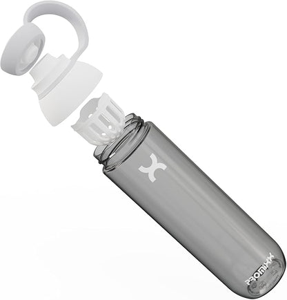 Promixx FORM Water Bottle - Premium Large Water Bottles for Shakes Infusions and Hydration - Lifetime Durability, Leakproof Sports Water Bottle BPA Free - 26oz (White)
