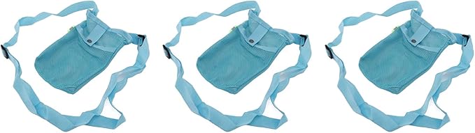 Alomejor Water Bottle Holder, 3Pcs Water Bottle Sling Portable Nylon Protective with Adjustable Shoulder Strap for Hiking Camping